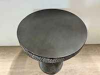 Dijk 37,5x37,5x44cm zwart bijzettafel - afbeelding 2 van  5