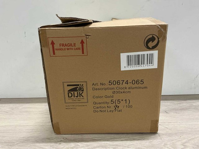 Dijk aluminium ø 30x4 klok (179x) - afbeelding 2 van  4