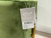 Dijk velvet old green stoel (2x) - afbeelding 2 van  4