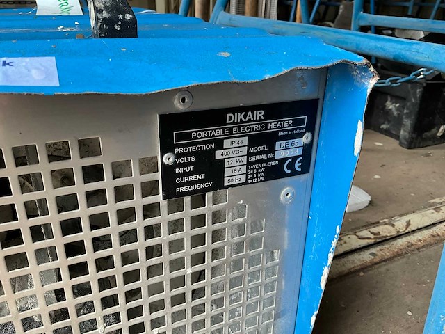 Dikair de65 heater - afbeelding 4 van  5