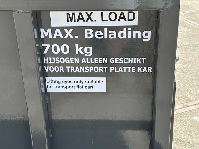 Dilago - industriële platformwagen met lier - afbeelding 9 van  10