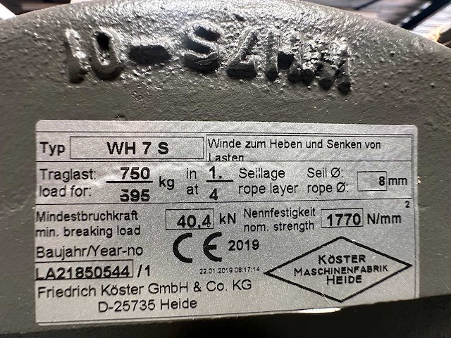 Dilago - industriële platformwagen met lier - afbeelding 10 van  10