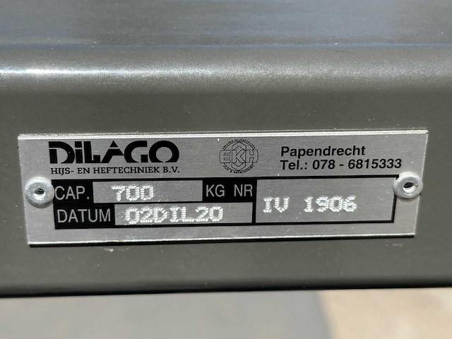 Dilago - industriële platformwagen met lier - afbeelding 8 van  11