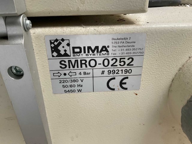 Dima - smro-0252 - industriële ir reflow oven - afbeelding 4 van  9