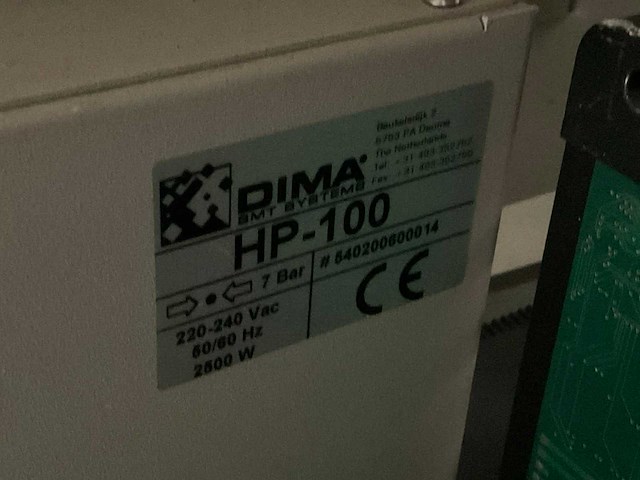 Dima hp 110 pick-and-place machine - afbeelding 2 van  8