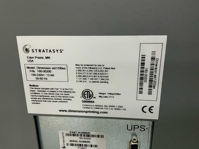 Dimension sst 1200es 3d printer - afbeelding 8 van  13