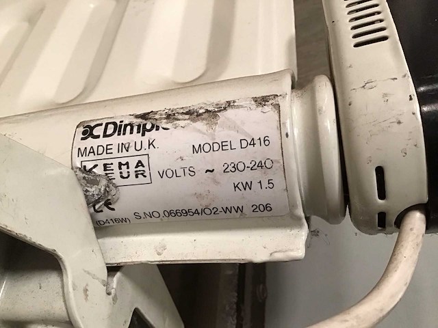 Dimplex d416 elektrische radiator - afbeelding 2 van  3