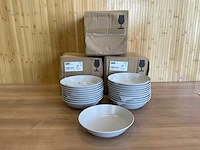 Dinera - diepe borden (3 dozen à 20 stuks) - 22 cm - beige