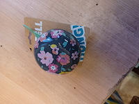 Ding dong fietsbel bloemen opdruk. aantal 3 stuks. - afbeelding 2 van  7