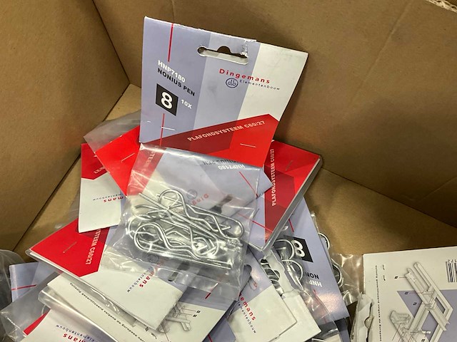 Dingemans ankerhangers met veert, kruisverbinders, haken en diversen (700x) - afbeelding 4 van  15