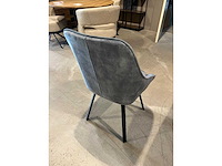 Dining chair (12x) beau velvet blauw auto return - afbeelding 3 van  3