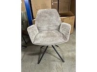 Dining chair ( 6x ) donna in touch taupe 360 autoreturn - afbeelding 1 van  3