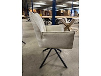 Dining chair (6x) dynasty. in touch ivory 360 autoreturninig - afbeelding 2 van  2