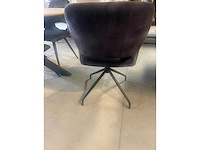 Dining chair (8x) velvet grijs auto return - afbeelding 3 van  4