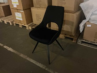 Dining chair black draaibare eetkamerstoel (4x) - afbeelding 1 van  5