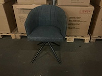 Dining chair bologna prado 16 grijs draaibare eetkamerstoel (4x) - afbeelding 2 van  6