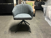 Dining chair bologna prado 16 grijs draaibare eetkamerstoel (6x) - afbeelding 5 van  6
