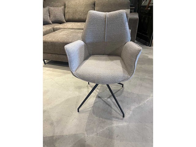 Dining chair boucle ivory auto return - afbeelding 1 van  2