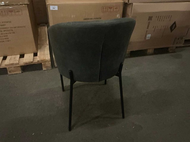 Dining chair cowboy antraciet 104 eetkamerstoel (4x) - afbeelding 4 van  6
