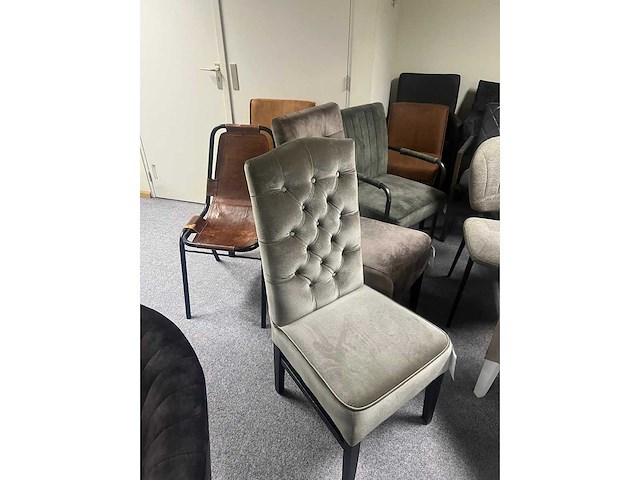 Dining chair fauteuils (40x)kapiton,modern,met arm alles nieuw - afbeelding 1 van  8