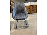 Dining chairs (24x) beau velvet blauw auto return - afbeelding 1 van  1
