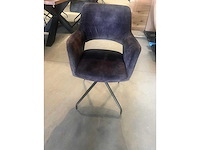 Dining chairs (24x)dining chair velvet grijs auto return - afbeelding 3 van  3