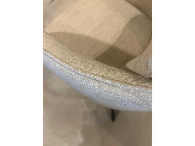 Dining chairs (8x) boucle beige auto return - afbeelding 2 van  2