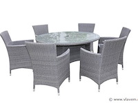 Dining set 7-delig - afbeelding 2 van  3