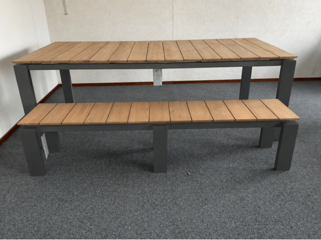 Dining set suns, savona 220, matt royal grey - afbeelding 1 van  4