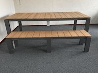 Dining set suns, savona 220, matt royal grey - afbeelding 1 van  4