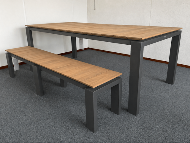 Dining-set suns, savona 340, matt royal grey - afbeelding 2 van  4