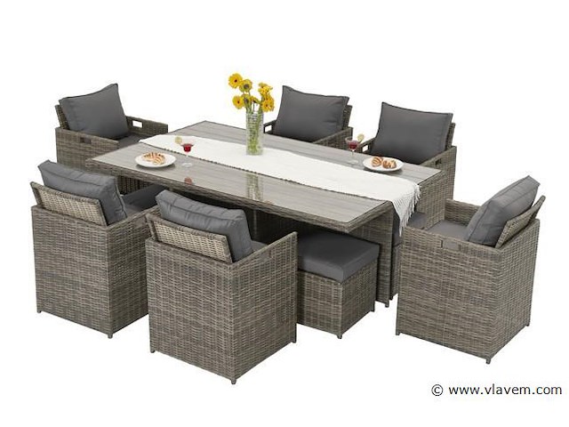 Diningset 11 delig - afbeelding 4 van  11