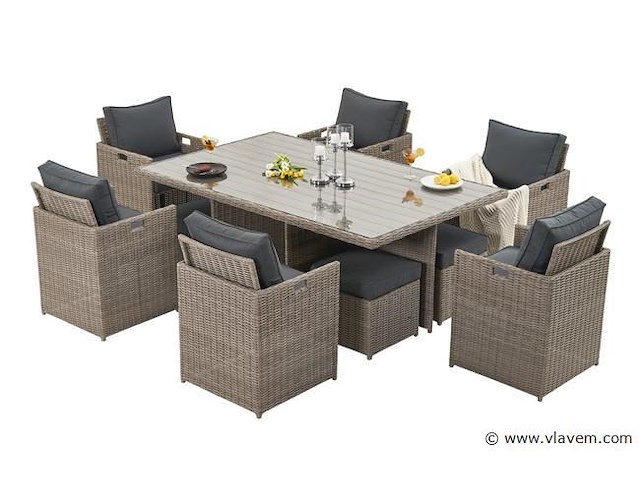 Diningset 11 delig - afbeelding 4 van  11