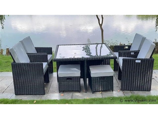 Diningset 9-delig - afbeelding 2 van  3