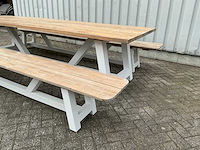 Diningset met 2 banken - afbeelding 3 van  9