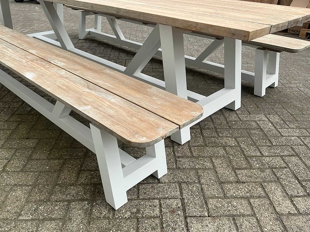 Diningset met 2 banken - afbeelding 9 van  9