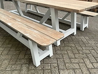 Diningset met 2 banken - afbeelding 9 van  9