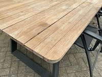 Diningset met 4 recliners