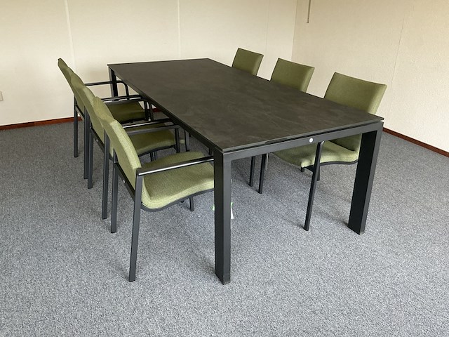 Diningset, suns, savona/carbon stone mrg, stone mrg - afbeelding 3 van  8
