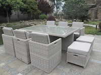 Diningset vonato, chic , cremekleurig - afbeelding 1 van  3