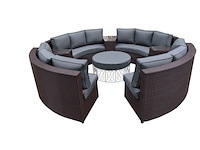 Diningset vonato, comfort , donkergrijs - afbeelding 1 van  2