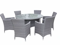 Diningset vonato lunaro grijs - afbeelding 2 van  4