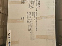 Diningset vonato modern brown zwart - afbeelding 3 van  3
