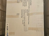 Diningset, vonato, modern brown, zwart - afbeelding 3 van  3