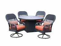 Diningset vonato, solaro, antraciet