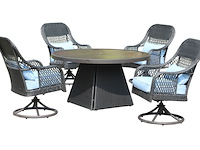 Diningset vonato, solaro blue, antraciet - afbeelding 2 van  3