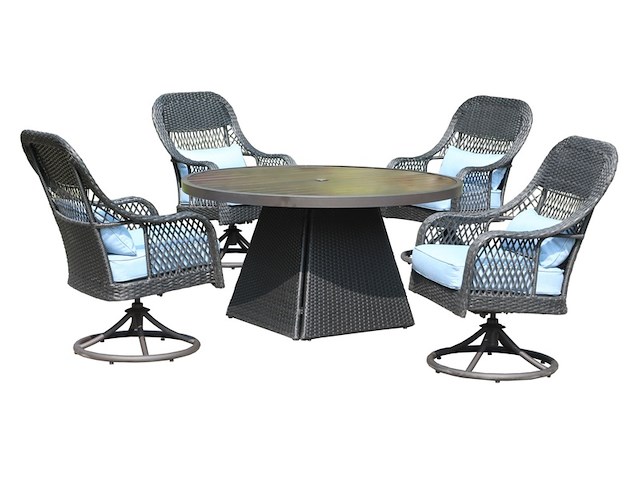 Diningset vonato, solaro blue, antraciet - afbeelding 2 van  3