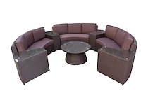 Diningset vonato, vintage , donkergrijs - afbeelding 1 van  2