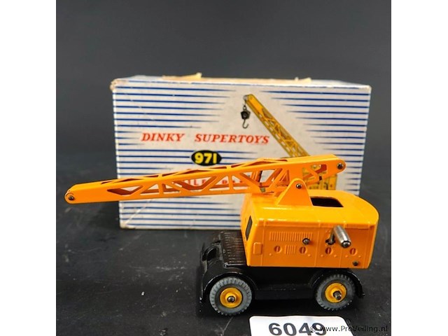 Dinky supertoys coles mobile crane in orinele doos - afbeelding 1 van  7