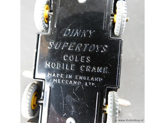 Dinky supertoys coles mobile crane in orinele doos - afbeelding 5 van  7